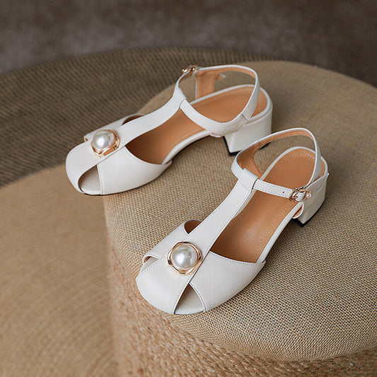Chic T-Strap Sophie Laurie Summer Sandals