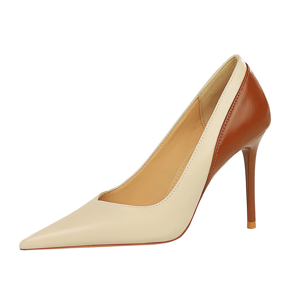 Retro Colorblock Stilettos by Sophie Laurie