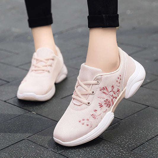 Breathable Sophie Laurie Floral Mesh Sneakers