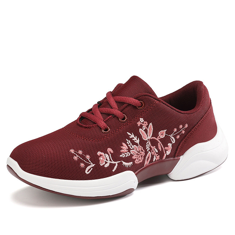 Breathable Sophie Laurie Floral Mesh Sneakers