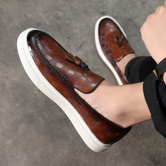 Versatile Sophie Laurie Men's Tassel Slip-On Loafers