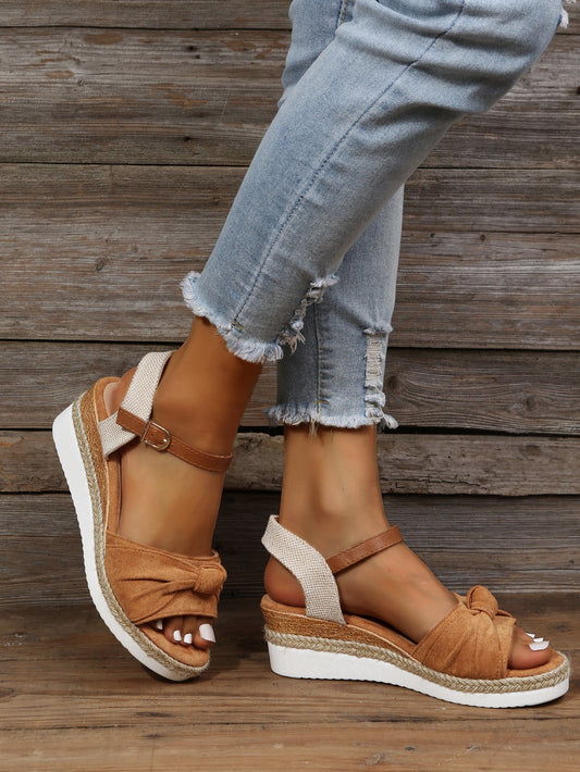 Chic Platform Sandals by Sophie Laurie