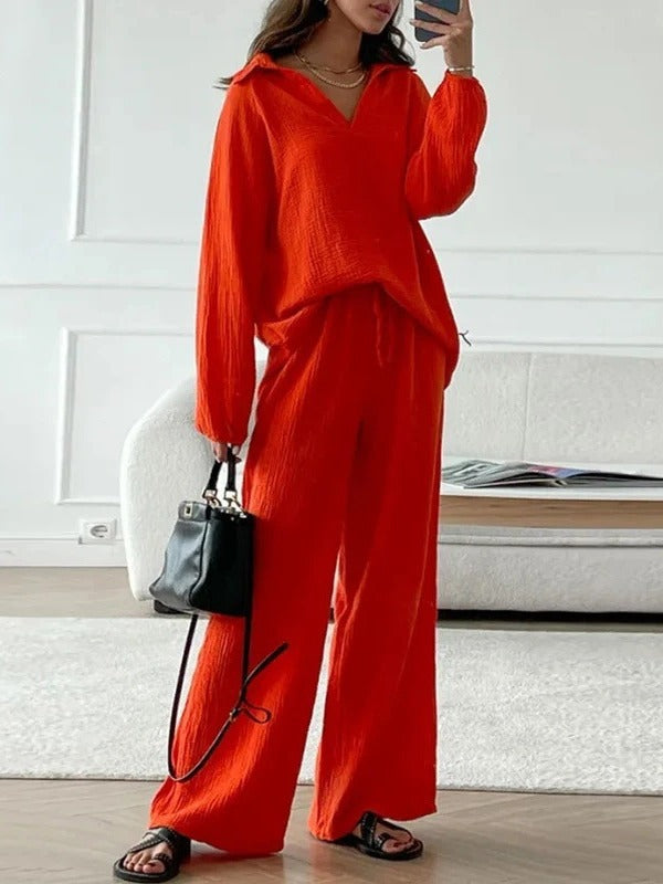 Chic Sophie Laurie Loose Fit Long Sleeve Set