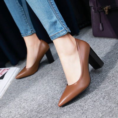 Chic Block Heel Pumps Sophie Laurie High Heels