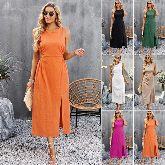 Chic Sophie Laurie Sleeveless Summer Midi Dress