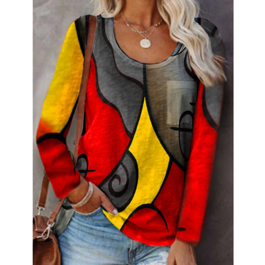 Colorblock Long Sleeve Top by Sophie Laurie