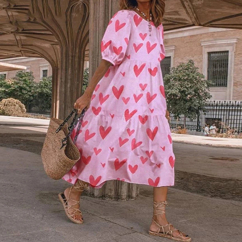 Floral Print Sophie Laurie Summer Midi Dress