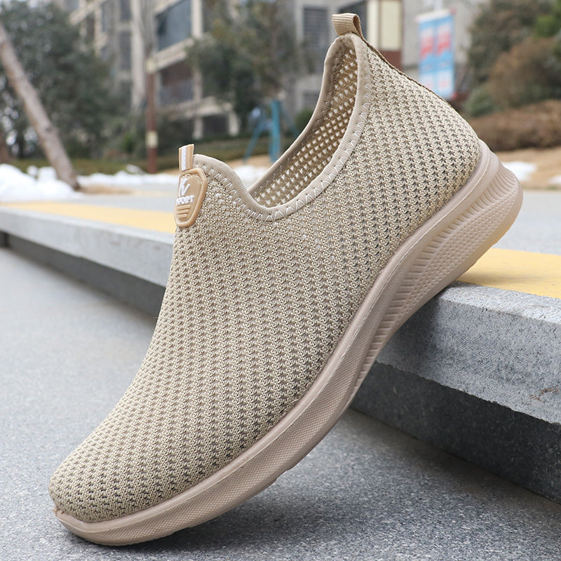 Breathable Sophie Laurie Men's Flyknit Sneakers