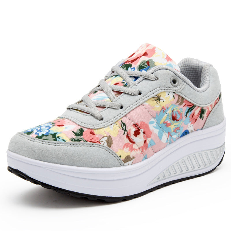 Floral Canvas Sophie Laurie Breathable Sneakers