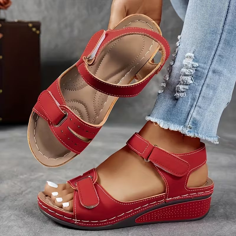 Comfort Wedge Sophie Laurie Perfect-Fit Strap Sandals