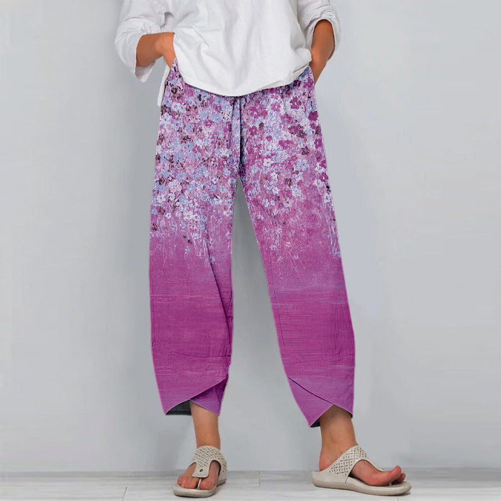 Pinterest-Inspired Floral Casual Pants by Sophie Laurie