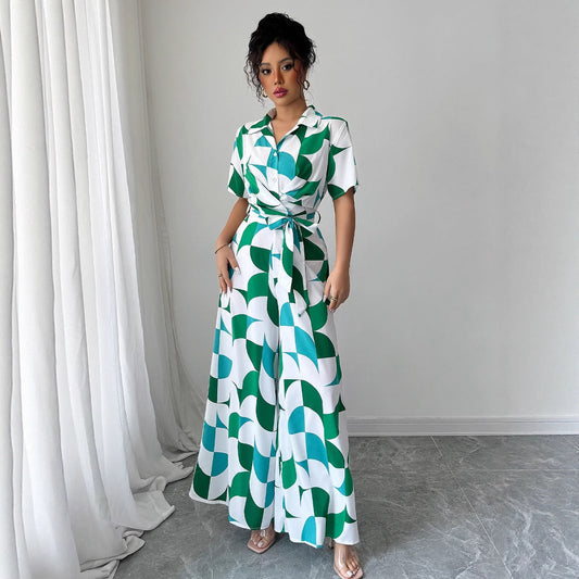 Chic Green Sophie Laurie Wide Leg Jumpsuit