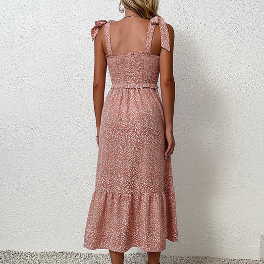 Floral Midi Backless Dress by Sophie Laurie