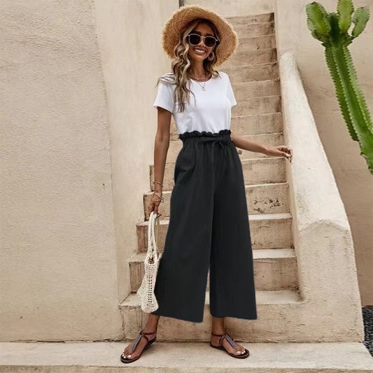 Pinterest-Inspired Sophie Laurie Linen Wide Leg Pants