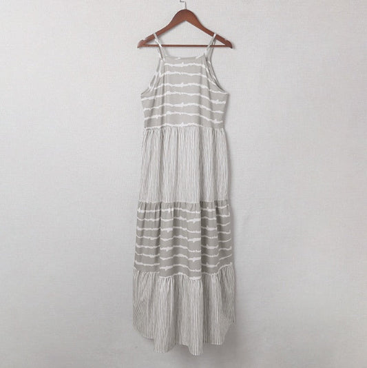 Striped Halter Maxi Dress Sophie Laurie