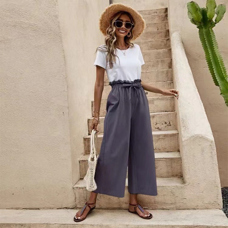 Pinterest-Inspired Sophie Laurie Linen Wide Leg Pants