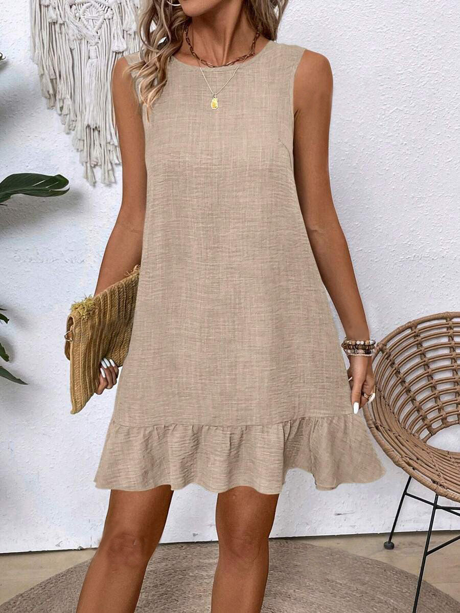 Ruffle Sleeveless Summer Dress by Sophie Laurie