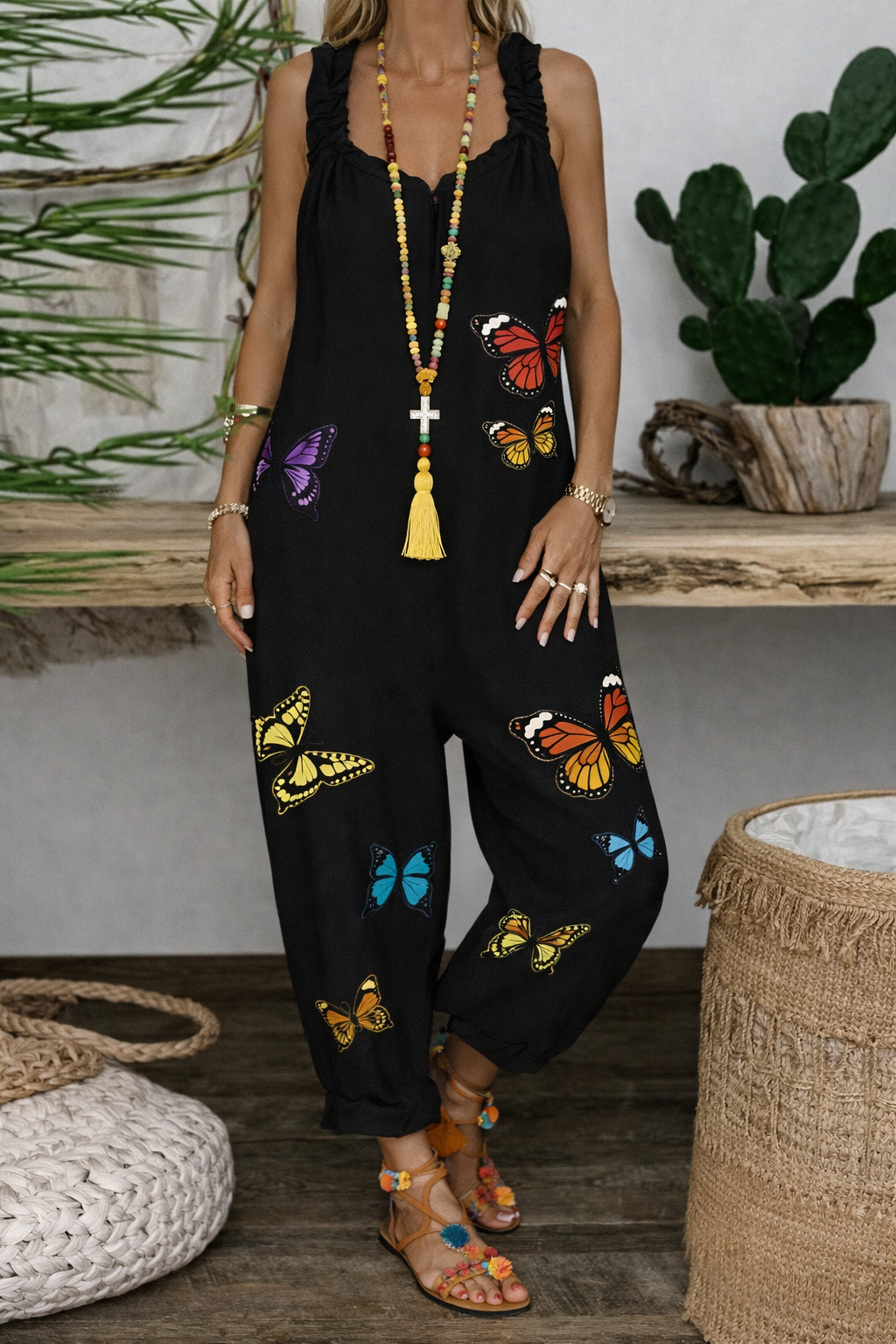 Vibrant Butterfly Sophie Laurie Jumpsuit
