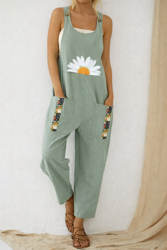 Vintage Daisy Sophie Laurie Pinterest-Inspired Jumpsuit