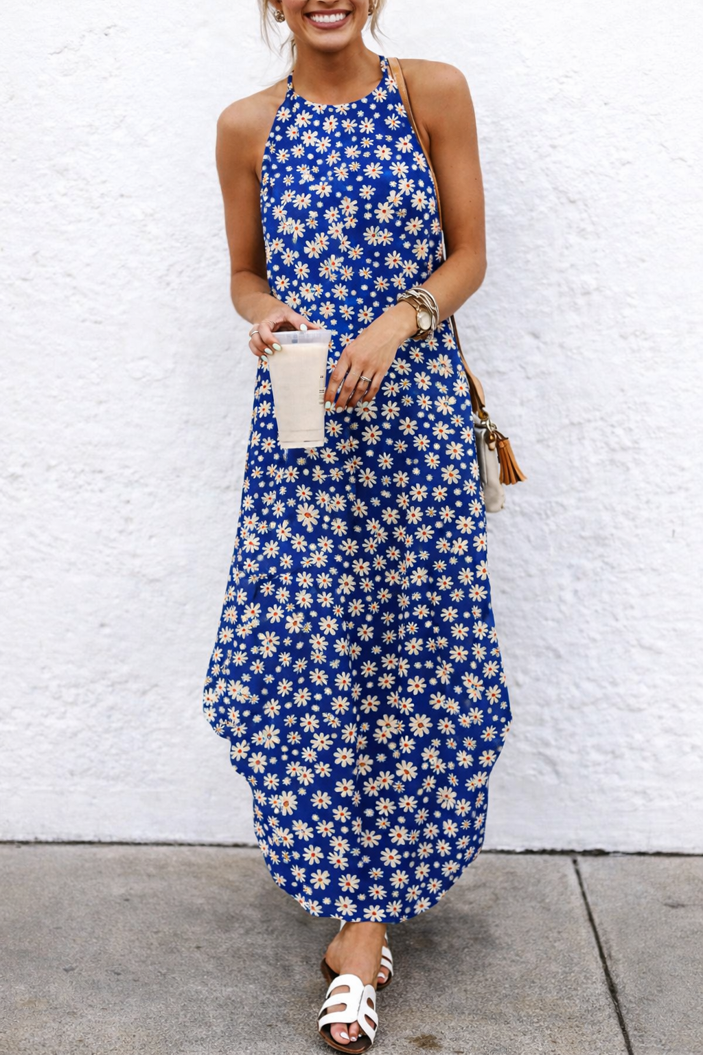 Bohemian Floral Print Maxi Dress Sophie Laurie