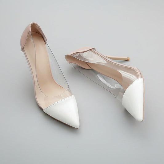 Chic Transparent Stiletto Heels by Sophie Laurie