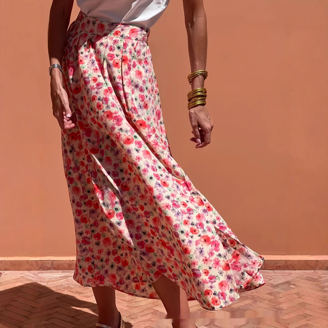 Elegant Floral Sophie Laurie Everyday Maxi Skirt