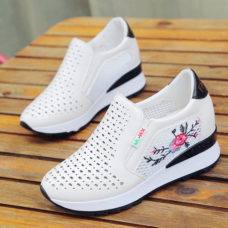 Embroidered Slip-On Loafers by Sophie Laurie