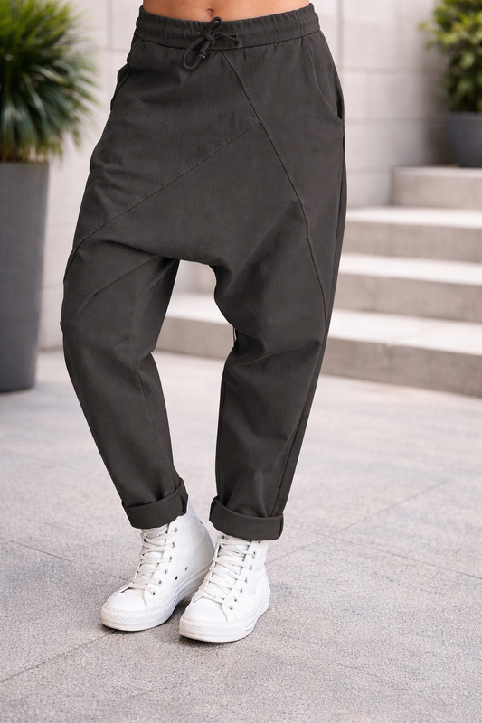 Relaxed Fit Sophie Laurie Cotton Harem Pants