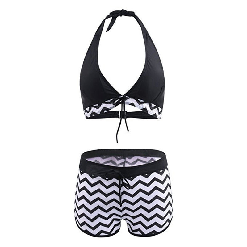 Chic Zigzag Sophie Laurie Bikini Set with Shorts
