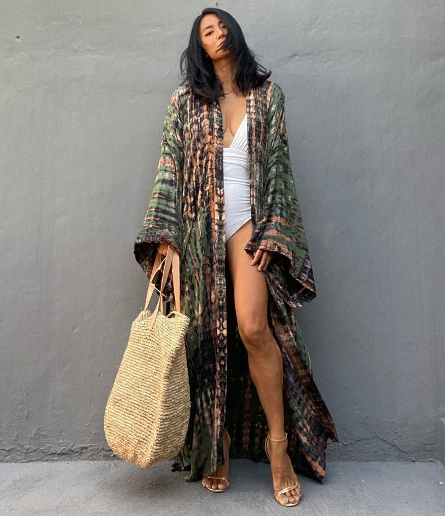 Vibrant Print Sophie Laurie Sun Protection Bikini Cover
