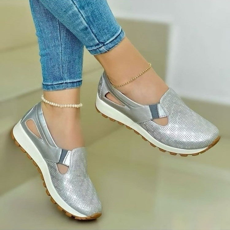 Versatile Sophie Laurie Chunky Slip-On Casual Flats