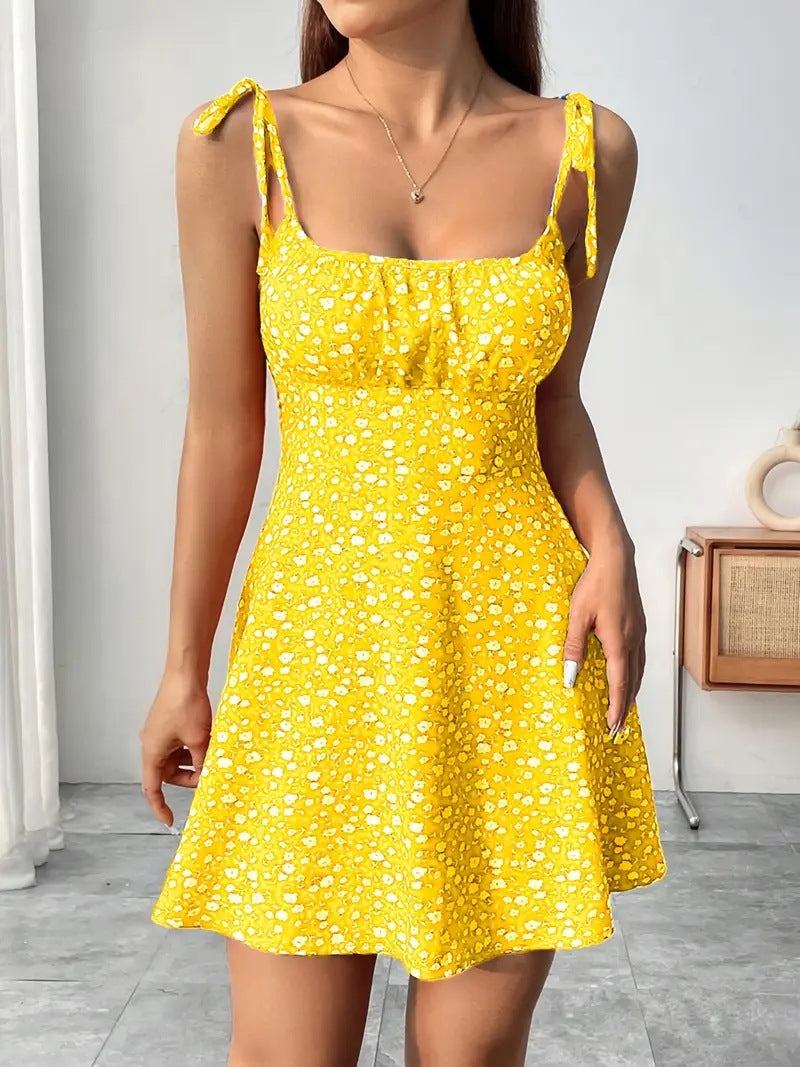 Chic Floral Strap Dress by Sophie Laurie