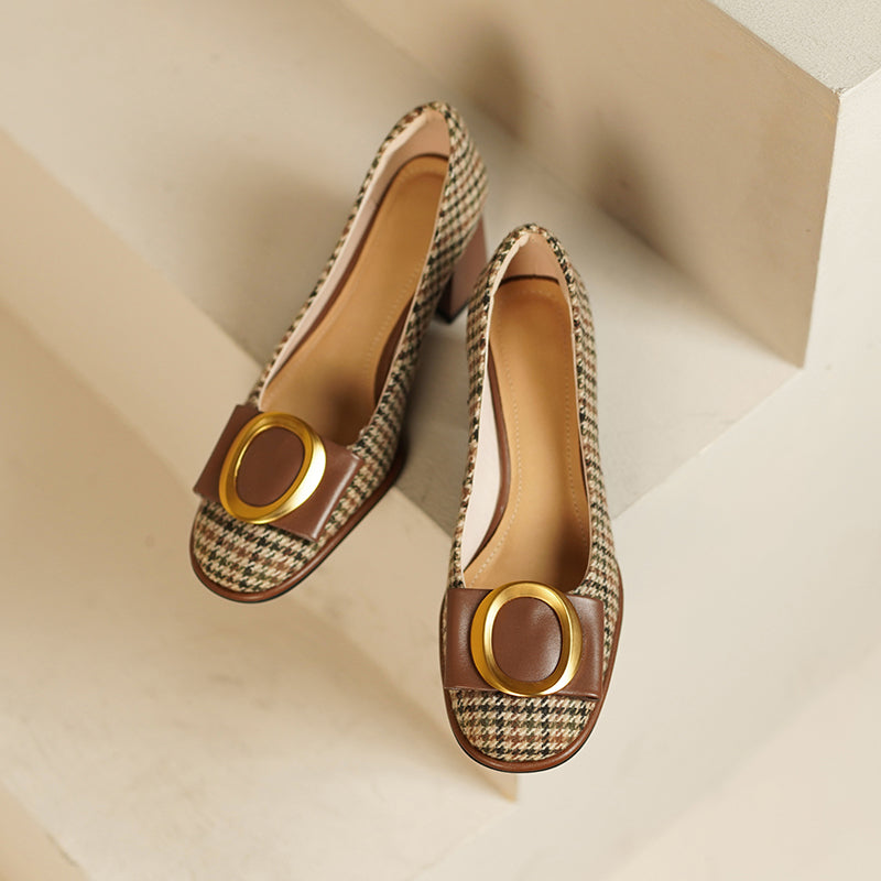 Chic Bow Metal Heels by Sophie Laurie