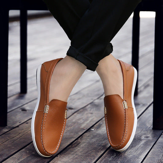 Breathable Leather Loafers Sophie Laurie Men’s Shoes