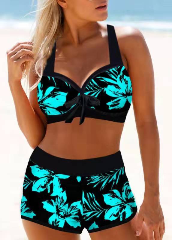 Floral High Waist Bikini by Sophie Laurie