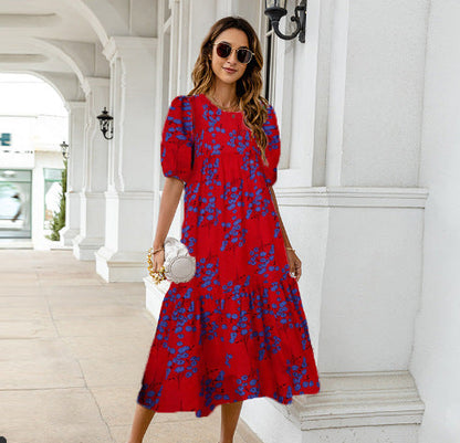 Floral Print Sophie Laurie Summer Midi Dress