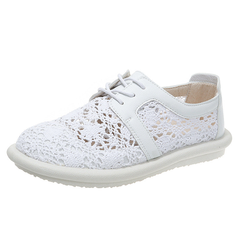 Breathable Crochet Sophie Laurie Casual Flat Shoes