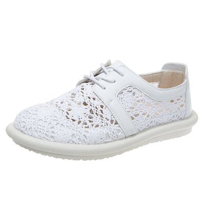 Breathable Crochet Sophie Laurie Casual Flat Shoes