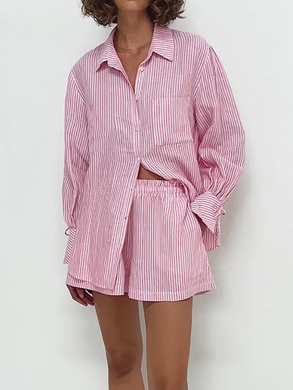 Striped Cotton Set Sophie Laurie Pinterest-Inspired Outfit