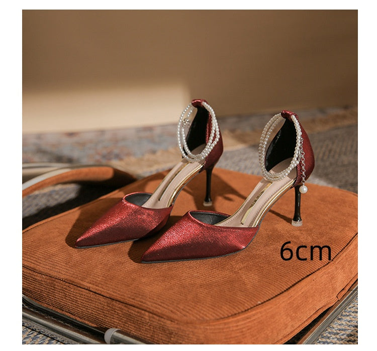 Elegant Sophie Laurie Stiletto Buckle Sandals