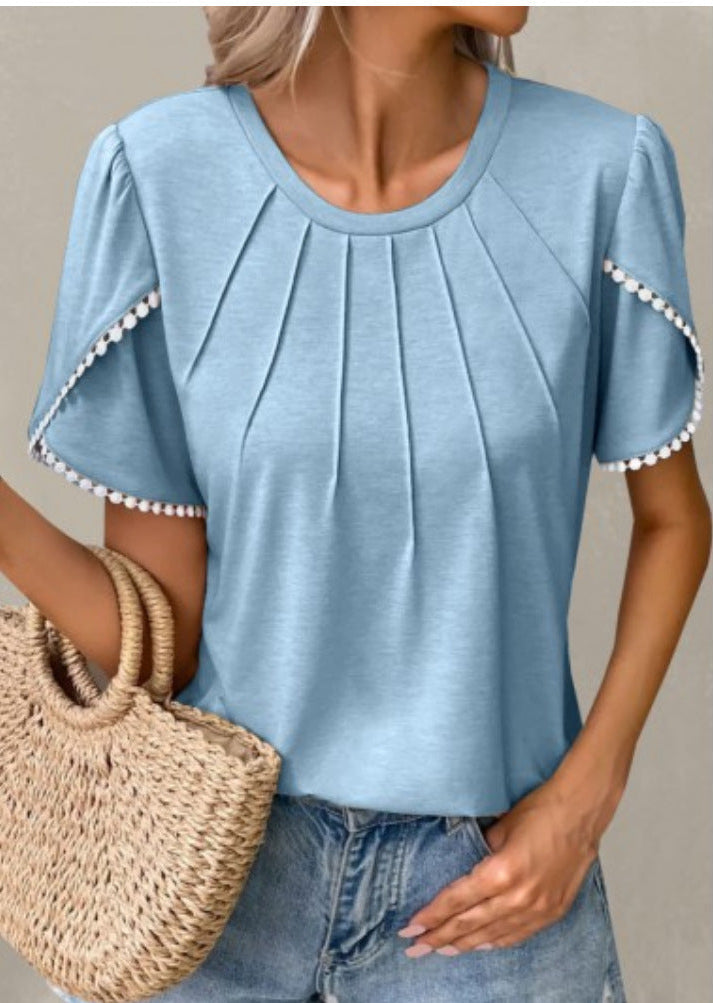 Chic Tulip Sleeve Sophie Laurie Summer T-Shirt