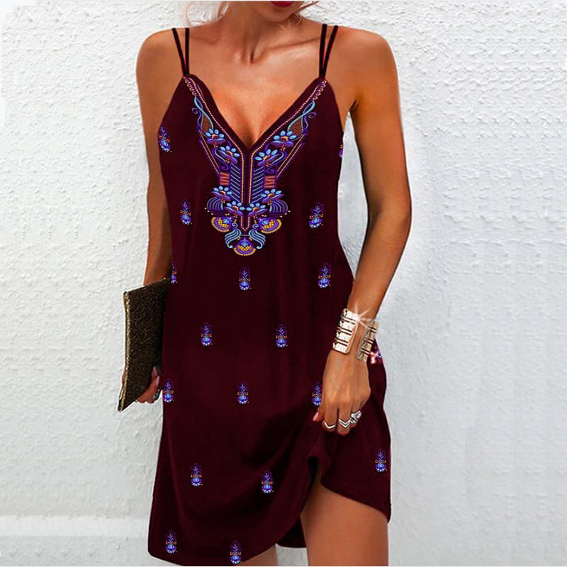 Boho V Neck Dress Sophie Laurie Summer Collection