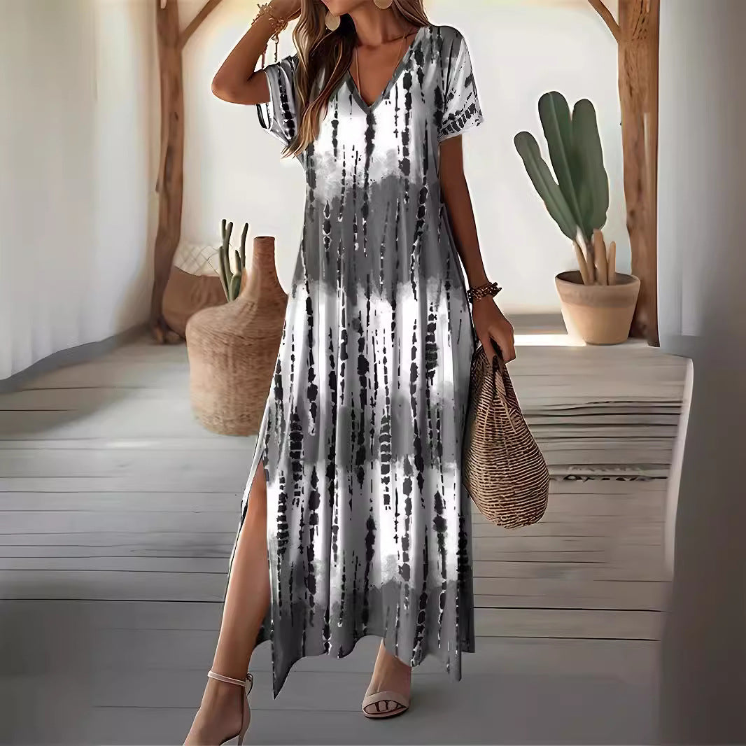 Chic Tie-Dye Maxi Dress Sophie Laurie