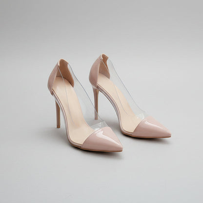 Chic Transparent Stiletto Heels by Sophie Laurie