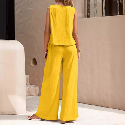 Elegant Loose Cotton Set by Sophie Laurie