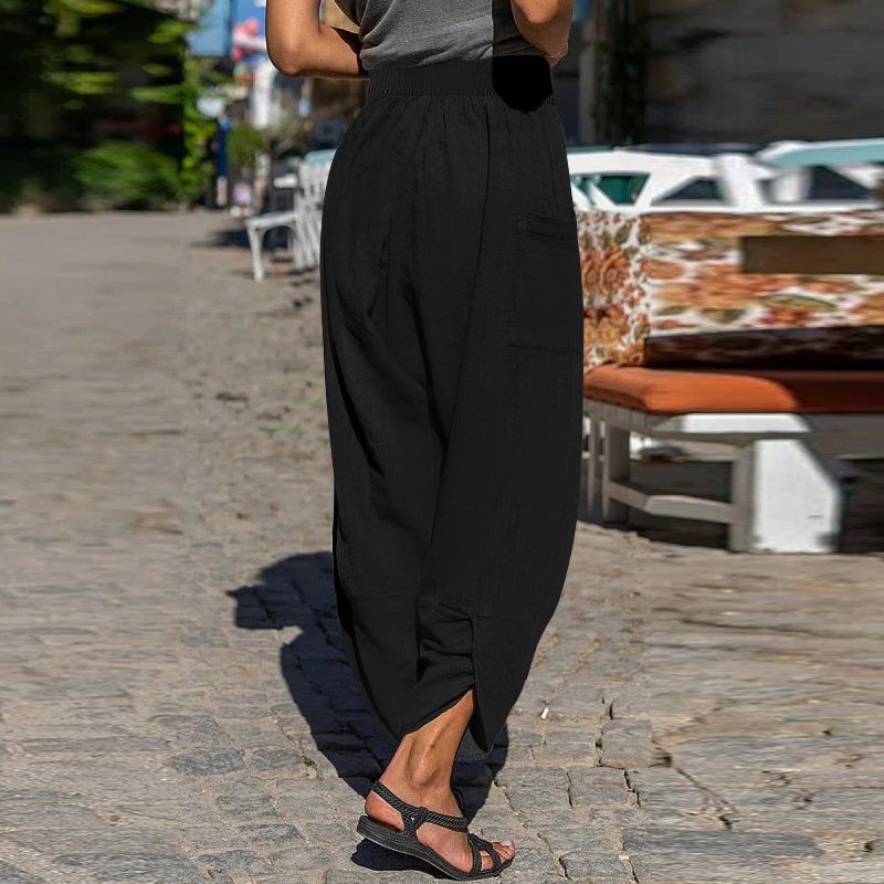 Relaxed Fit Sophie Laurie Cotton Casual Pants