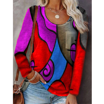 Colorblock Long Sleeve Top by Sophie Laurie