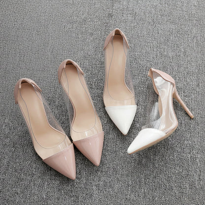 Chic Transparent Stiletto Heels by Sophie Laurie