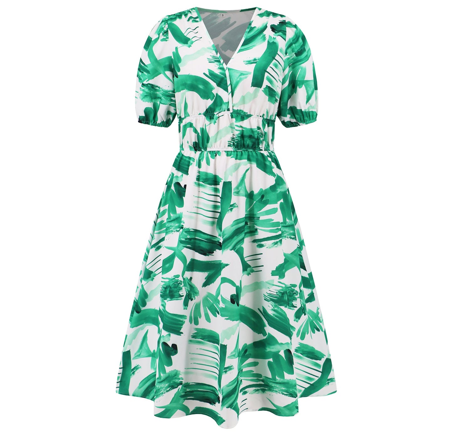 Bohemian Floral V-Neck Dress by Sophie Laurie
