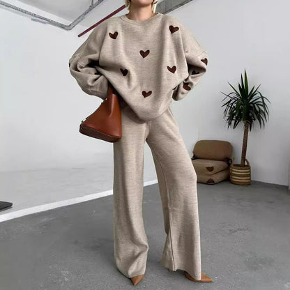 Chic Heart Knit Set by Sophie Laurie